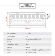 Waterproof Solar Lamp
