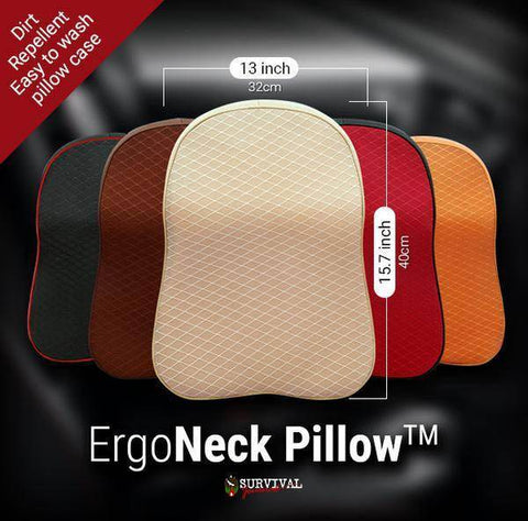 ErgoNeck Pillow - No More Neck Pain After Driving!